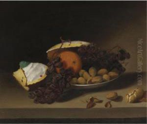 Cake, Raisins And Nuts