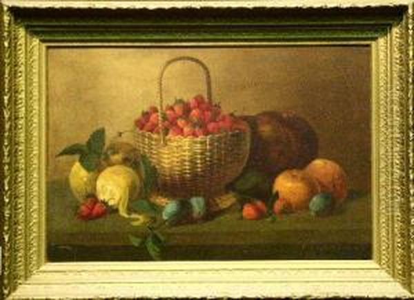 Still Life With Fruit On A Ledge - view 1