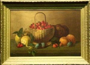Still Life With Fruit On A Ledge