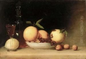 Still Life With Liqueur And Fruit