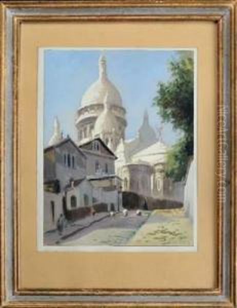 Ruelle Animee Derriere La Basilique Du Sacre Coeur - view 1