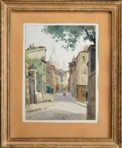 Ruelle A Montmartre by Rene Louis Pean