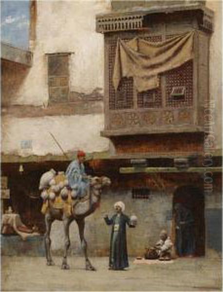 A Pottery Seller In Old Cairo - view 1