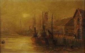 The Fish Pier, Scarborough by Robert Pearson