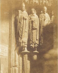 Cathedrale De Chartes, Details De Porches by Emile Pec Pecarrere