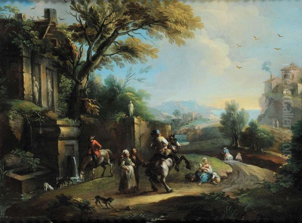 Paesaggio Con Figure - view 1