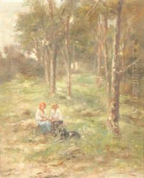 Coppia Con Cane In Campagna - view 1