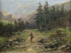 Contadine Nel Bosco
