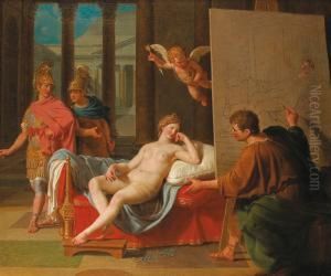 Alexandre Presentant Apelles A Campaspe by Laurent Pecheux