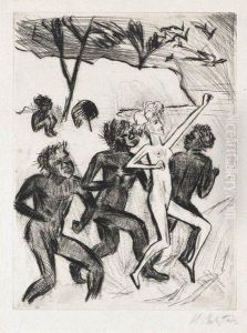 Yali Ii by Hermann Max Pechstein