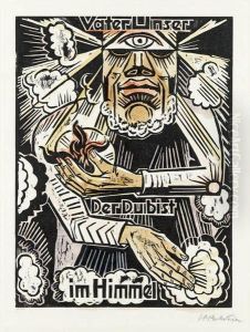 Vater Unser, Der Du Bist Im Himmel by Hermann Max Pechstein