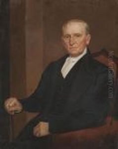 Portrait Of An Older Gentleman by Robert Deacon Peckham