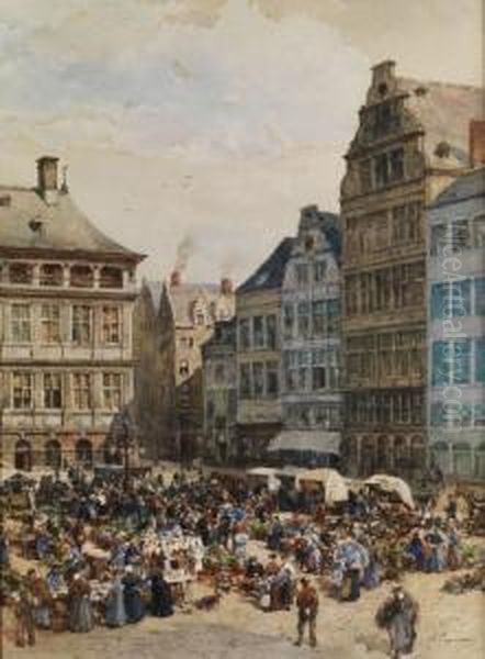 Stadtplatz Am Markttag - view 1