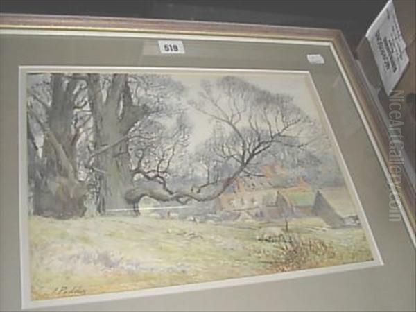 Landscape With Sheep And A Farm - view 1