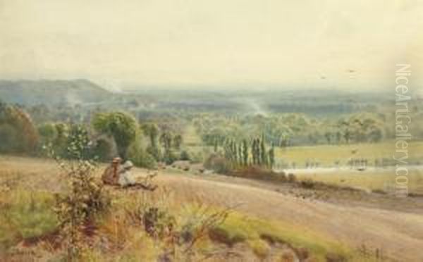 View From Hedsor Hill, On The Thames Near Cookham - view 1
