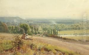 View From Hedsor Hill, On The Thames Near Cookham