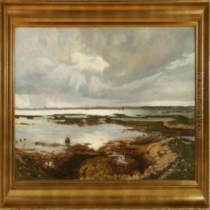 Coastal Scene At The Great Sound With Copenhagen In The Background