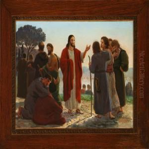Jesus And Thetwelve Disciples by Jens Peder Pedersen