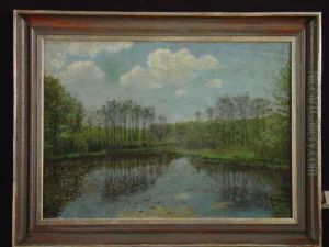 Nordische Seenlandschaft by Jens Peder Pedersen