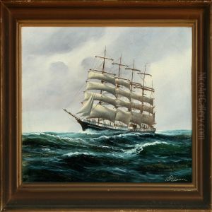 Ship Portrait Of The Danish Training Ship Kobenhavn