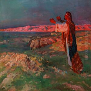 Izak Is Seeing Rebecca Coming by Viggo Christian Frederick Pedersen
