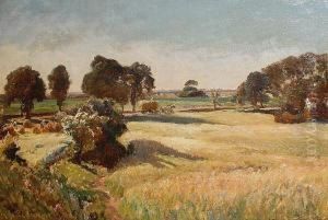 Haymakers In A Summer Landscape