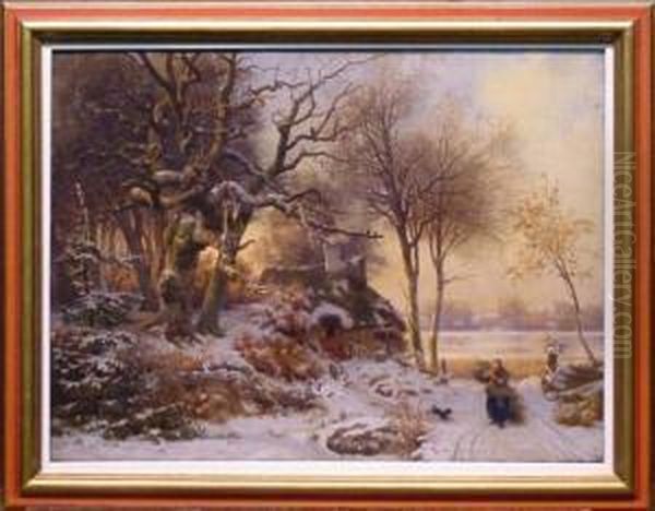 Winter Afternoon Chores - view 1