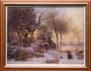 Winter Afternoon Chores by Vilhelm Thomas Pedersen