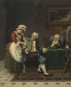 Teasing The Maid by Pio Pedersoli