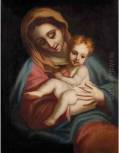 Madonna Con Il Bambino by Domenico Pedrini