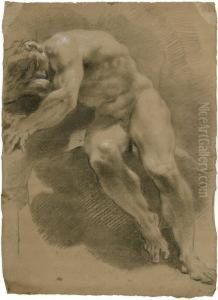 Mannlicher Akt, Schlafend by Filippo Pedrini