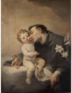 Santantonio Con Bambino by Filippo Pedrini