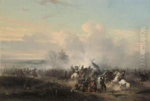 In The Midst Of The Skirmish by Dominicus Antonius Peduzzi