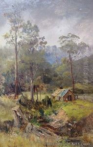 Fern Tree Gully Near Melbounre by James Peele