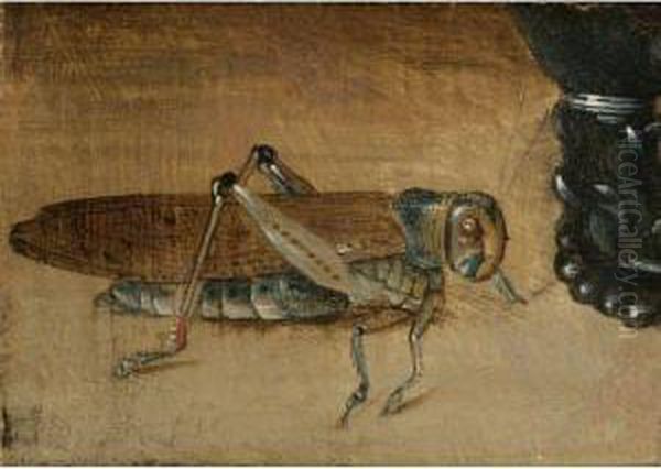 A Grasshopper Beside A Roemer: A Fragment - view 1