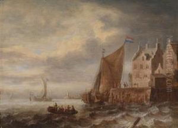 A Coastal Landscape With A Choppy Sea - view 1