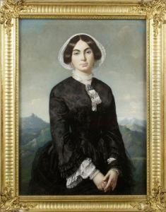Portrait De Dame by Bernard Pegot