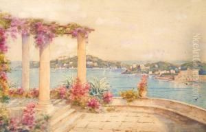 Vue De Saint-jean-cap-ferrat by Auguste Pegurier