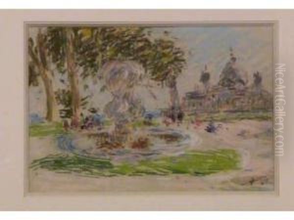 Fontaine Des Dauphins - view 1