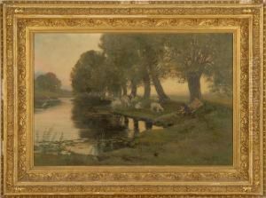 Idle Times By The River by H. Winthrop Peirce