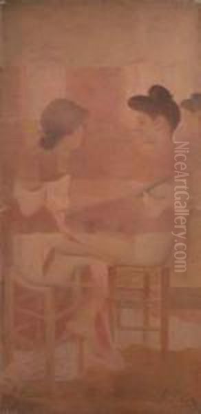 Danseuse Dans Sa Loge - - view 1
