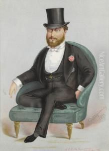 Portrat Des Albert Edward, Prince Of Wales by Carlo Pellegrini