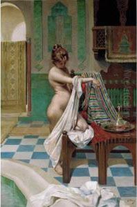 A Harem Beauty by Alphonse Pellet