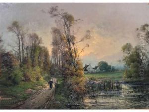 Paysage Anime D Une Promeneuse