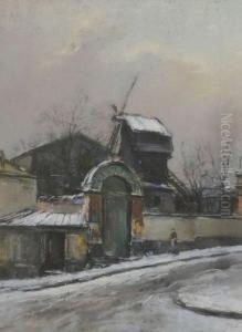 Le Moulin De La Galette by Pierre Jacques Pelletier