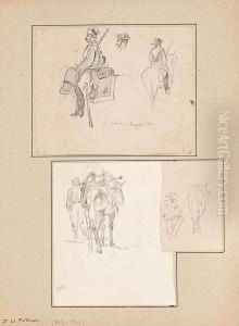 Estudios De Militares, Y Estudios Anatomicos Y De Panos