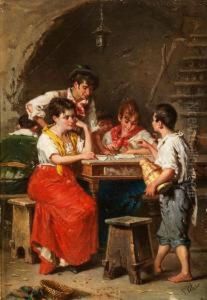 Junge Neapolitianische Familie by Francesco Peluso
