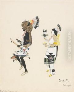 "buffalo Dancers" by Tonita Pena