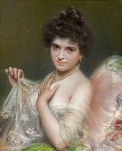 Retrato De Una Dama by Maximino Pena Munoz