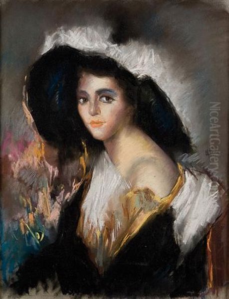 Retrato De Dama Consombrero - view 1